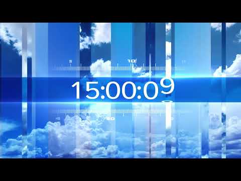 Видео: Моя версия цифровых часов Первого канала (дневная версия, 15:00)