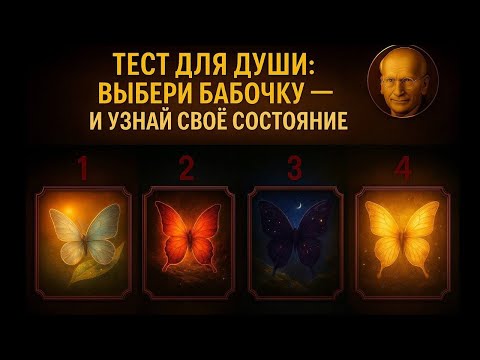Видео: ЧТО СКРЫВАЕТСЯ В ТВОИХ КРЫЛЬЯХ? 🦋 ПСИХОЛОГИЧЕСКИЙ ТЕСТ ЮНГА