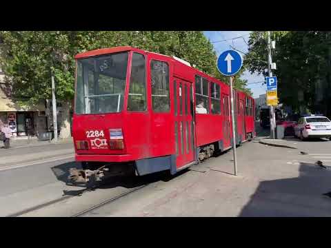 Видео: Београдски трамвај - Trams in Belgrade, Serbia 2025