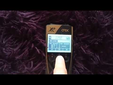 Видео: Xp orx с катушкой блондинкой. Показываю частоты по умолчанию. #Xp #Orx HF coil frequency standart.