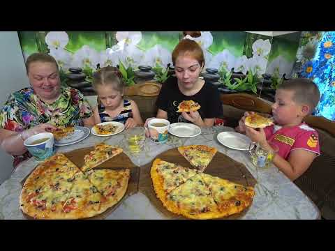 Видео: мукбанг пицца 🍕