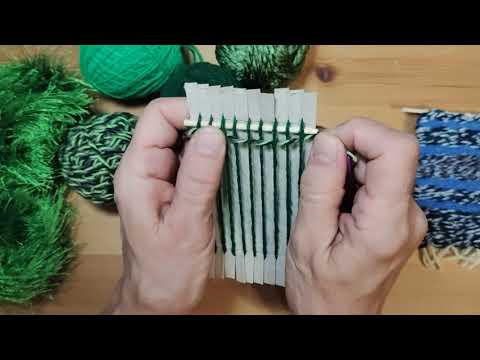 Видео: Занятие для группы  4.1. по теме "Ткачество на картоне".  "Гобелен". Клименко. О.А.