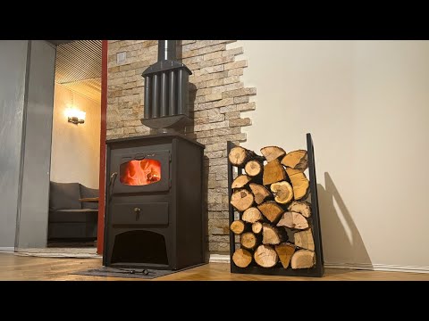 Видео: Изработваме стойка за дърва и монтираме печката
