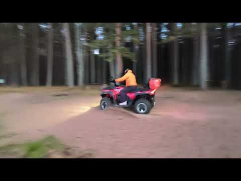 Видео: Прохват по пляжу) #loncin #xwolf #550l 