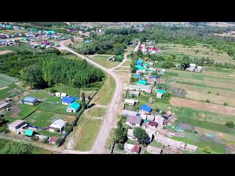 Видео: Менеузтамак cело в Миякинском районе снято с квадрокоптера. 4K