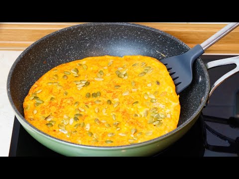 Видео: ТЫКВА вкуснее, чем  пицца! Простой рецепт! Быстрая Запеканка из тыквы на сковороде за минуты!