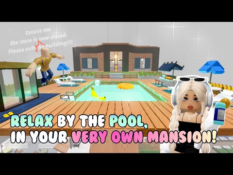Видео: Стройте собственную уютную виллу с бассейном | Идеи домов Roblox 3008