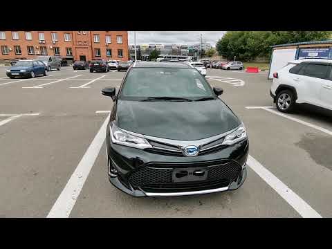 Видео: Купил правый руль с аукциона Японии в Москве Toyota Corolla Fielder Hybrid WxB