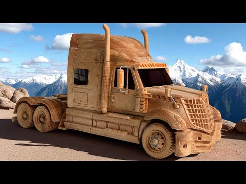 Видео: Я воссоздал International LoneStar полностью из дерева – Woodworking Art