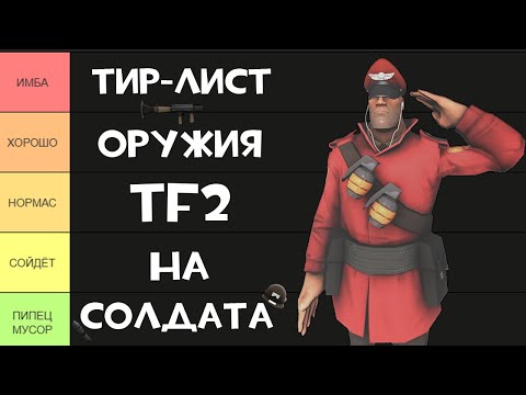 Видео: Тир Лист ОРУЖИЯ на СОЛДАТА TF2