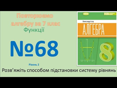 Видео: Істер Вправа 68. Алгебра 8 НУШ-2025