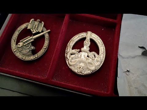 Видео: 40 лет собирал раритеты [В Америке]. Немецкие награды и оружие.