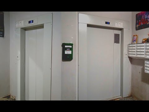 Видео: (Оба работают!) Лифты МЛМ 2020 по адресу: Невинномысск, Калинина 175