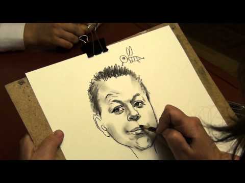 Видео: Рисуем шаржи