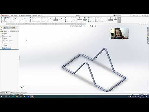 Видео: SolidWorks. Работа с 3D эскизом.