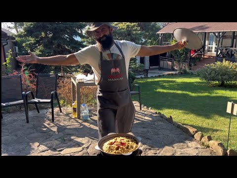 Видео: Собрались с Друзями покушать Плов / Люля-кебаб / стейк Фарли овощи на мангале и тд