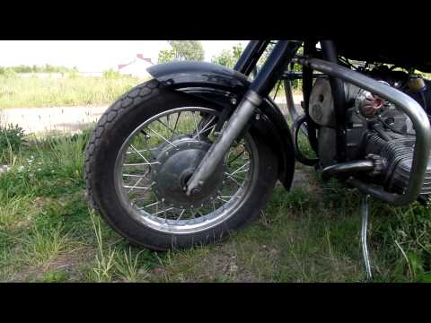 Видео: мотоцикл Днепр  переделка