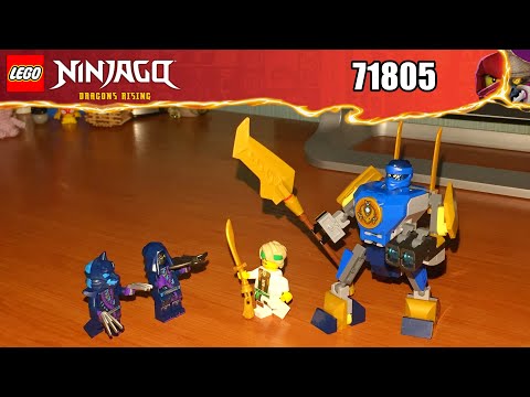 Видео: Обзор LEGO Ninjago Dragons Rising 71805 Боевой набор робота Джея