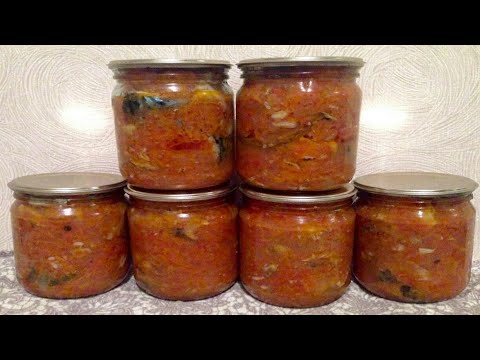 Видео: КОНСЕРВА СКУМБРИЯ С ОВОЩАМИ НА ЗИМУ!!!