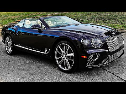 Видео: 2023 Bentley Continental GT Convertible - детали интерьера и экстерьера