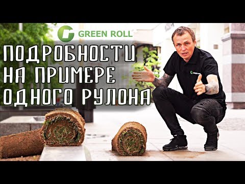 Видео: Газон рулонный универсальный. Каким бывает рулонный газон