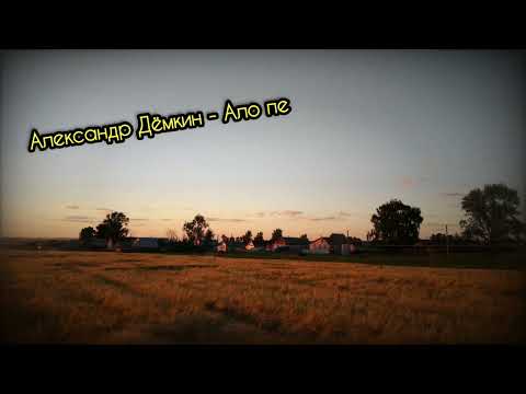 Видео: Александр Дёмкин - Ало пе