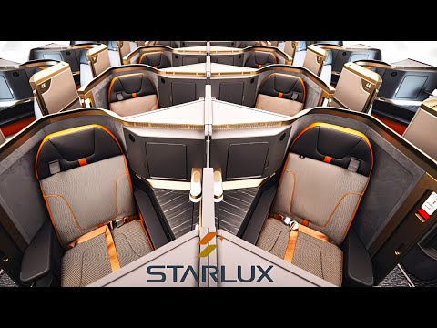 Видео: Удивительный бизнес-класс на А350 авиакомпании STARLUX Airlines из Сингапура в Тайбэй
