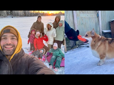 Видео: Один Выходной за все праздники 😁 Как начался наш 2024 год! ☃️VLOG