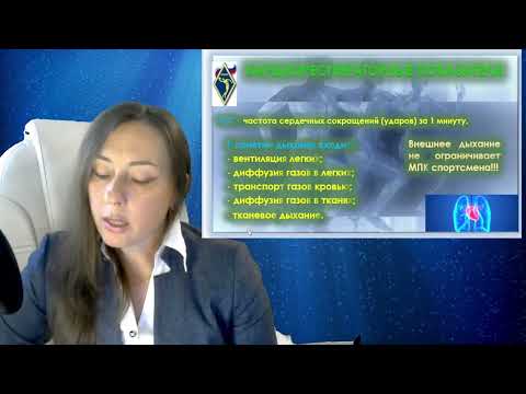 Видео: Внешнее и тканевое дыхание. Показатели дыхания. Что лимитирует МПК спортсмена?