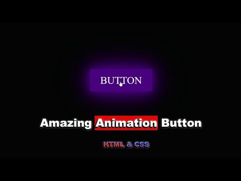 Видео: Красивая анимированная кнопка на чистом HTML&CSS шаг за шагом || Amazing animation button using CSS