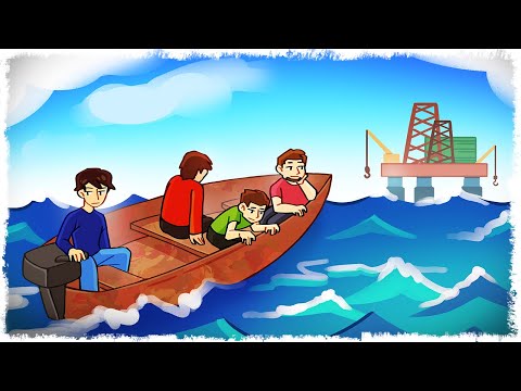 Видео: ЗРЯ МЫ РЕШИЛИ ПЛЫТЬ НА ВЫШКУ!!! SUNKENLAND #4!!!