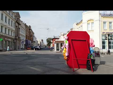 Видео: Самара в жаркий летний день / Прогулка по исторической части города / [HD]