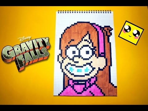 Видео: Рисуем по клеточкам-Мэйбл из Гpaвити Фoлз!(Gravity Falls: Mabel)BIG PIXEL ART!