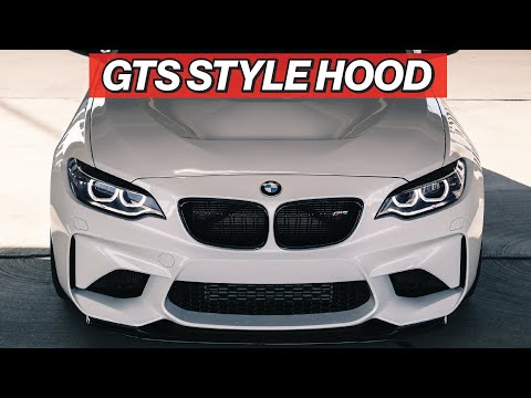 Видео: САМАЯ АГРЕССИВНАЯ МОДИФИКАЦИЯ M2 НА СЕЙЧАС? - Капот в стиле BMW F87 M2 GTS