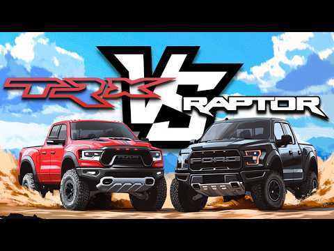 Видео: RAM TRX против FORD F150 RAPTOR | #ram #trx #ford #f150 #raptor
