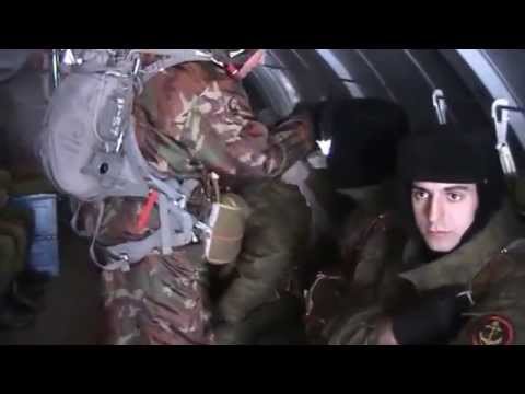 Видео: Спутник-Печенга. Разведрота морской пехоты.Прыжки- апрель 2011