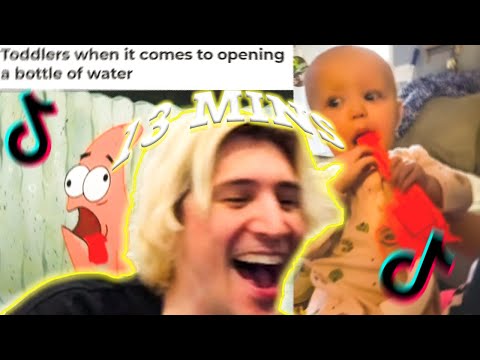 Видео: 13 МИНУТ TIKTOKS XQC УМЕР ОТ СМЕХА