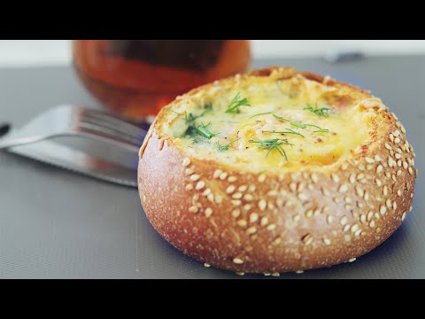 Видео: Завтрак в булочке для гамбургеров. 2 Рецепта. Простой и быстрый завтрак