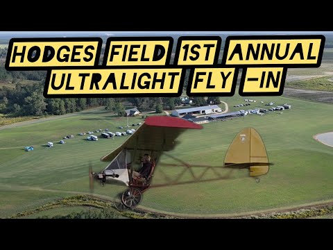 Видео: Первый ежегодный слет сверхлегких самолетов на аэродроме Ходжес-Филд!
