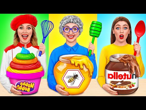 Видео: Кулинарный Челлендж: Я против Бабушки | Вкусные Кухонные Лайфхаки от Mega DO Challenge