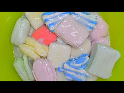 Видео: 21 pieces SOAKED SOAP/ASMR SOAP💧🌈🌈🌈💦Relaxing sounds of soaking COLORED soap/21 шт РАЗНОЦВЕТНОГО МЫЛА