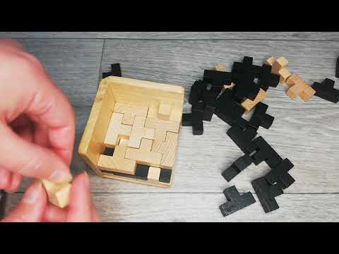 Видео: 3D тетрис в кубе. Как собрать?