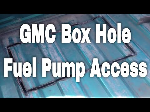 Видео: Замена топливного насоса путем вырезания отверстия в коробке — пикап GMC/Chevrolet
