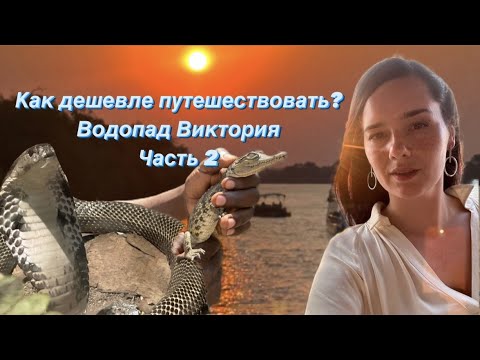 Видео: Путешествуем по Африке. Как дешевле добраться до водопада Виктория? Сколько стоят экскурсии?