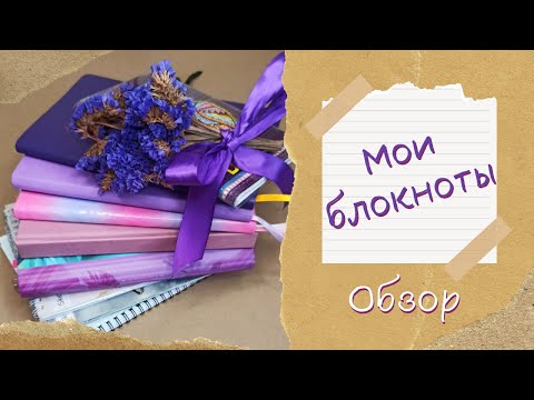 Видео: Все мои блокноты | ОБЗОР