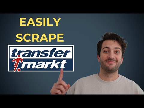 Видео: Как извлечь данные о футболе с TransferMarkt.com на Python