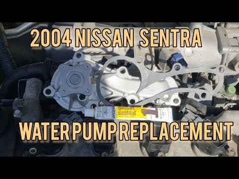 Видео: Замена водяного насоса Nissan Sentra 1.8 2004 года