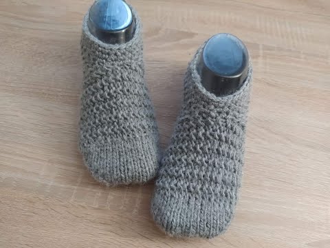 Видео: Тапочки для себя  Без наворотов  Очень простые