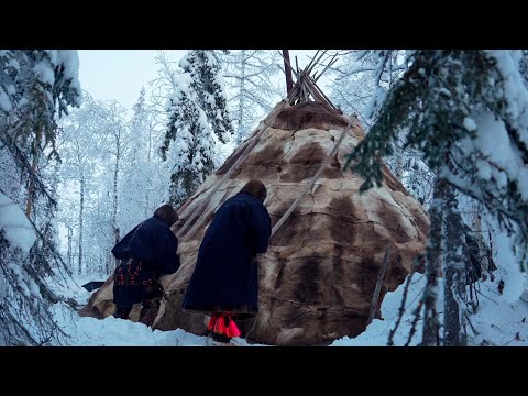 Видео: Как живут лесные кочевники Ханты. Жизнь на Крайнем Севере.