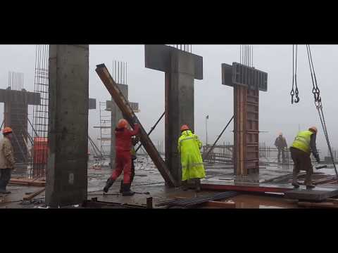 Видео: Устройство монолитных колонн, пилонов